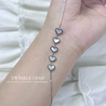 Cherie Hearts Mother of Pearl Bracelet