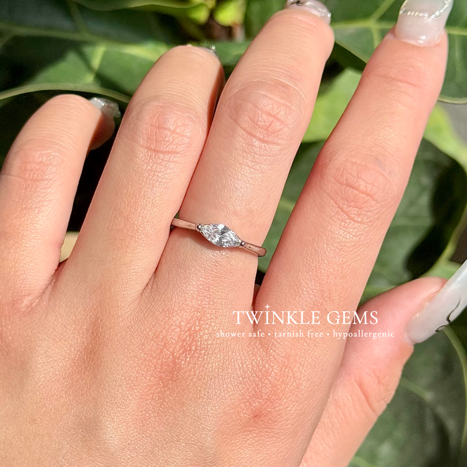 Starlash Marquise Ring