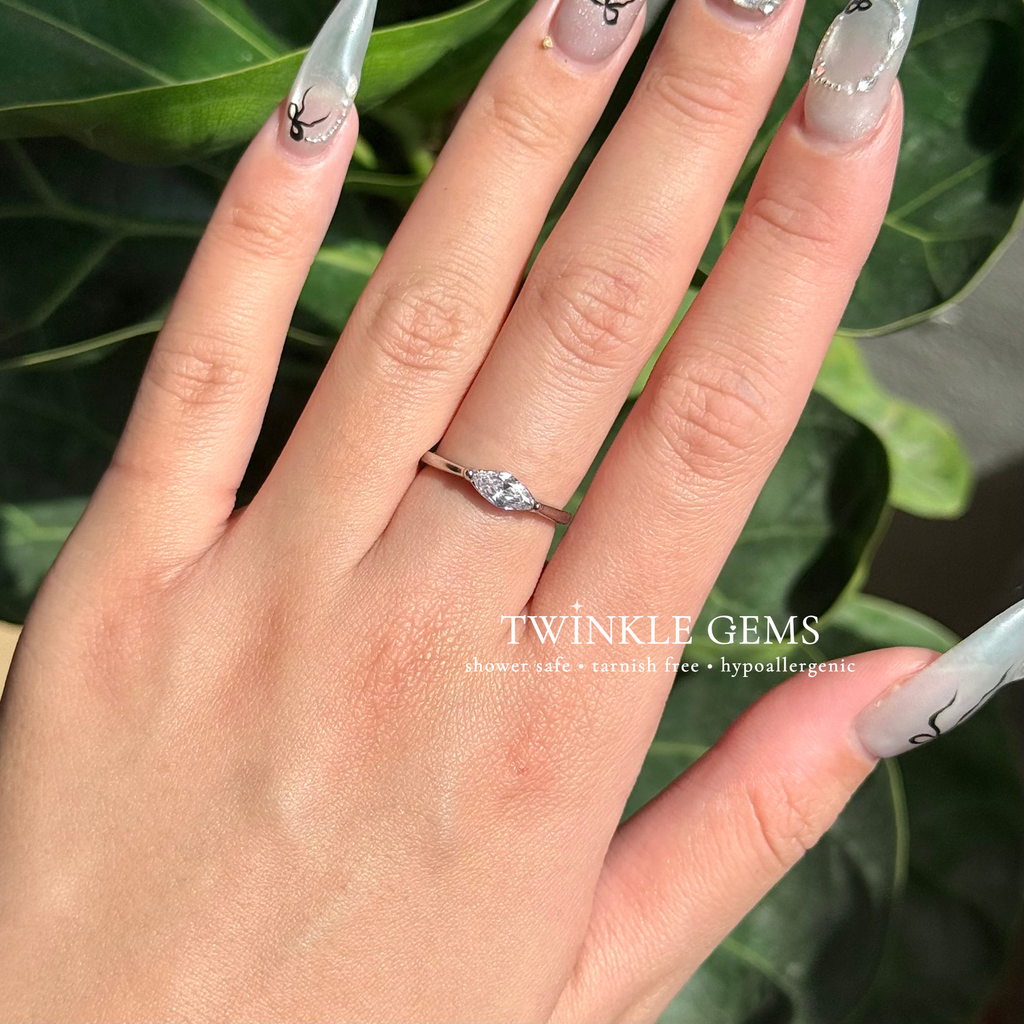 Starlash Marquise Ring