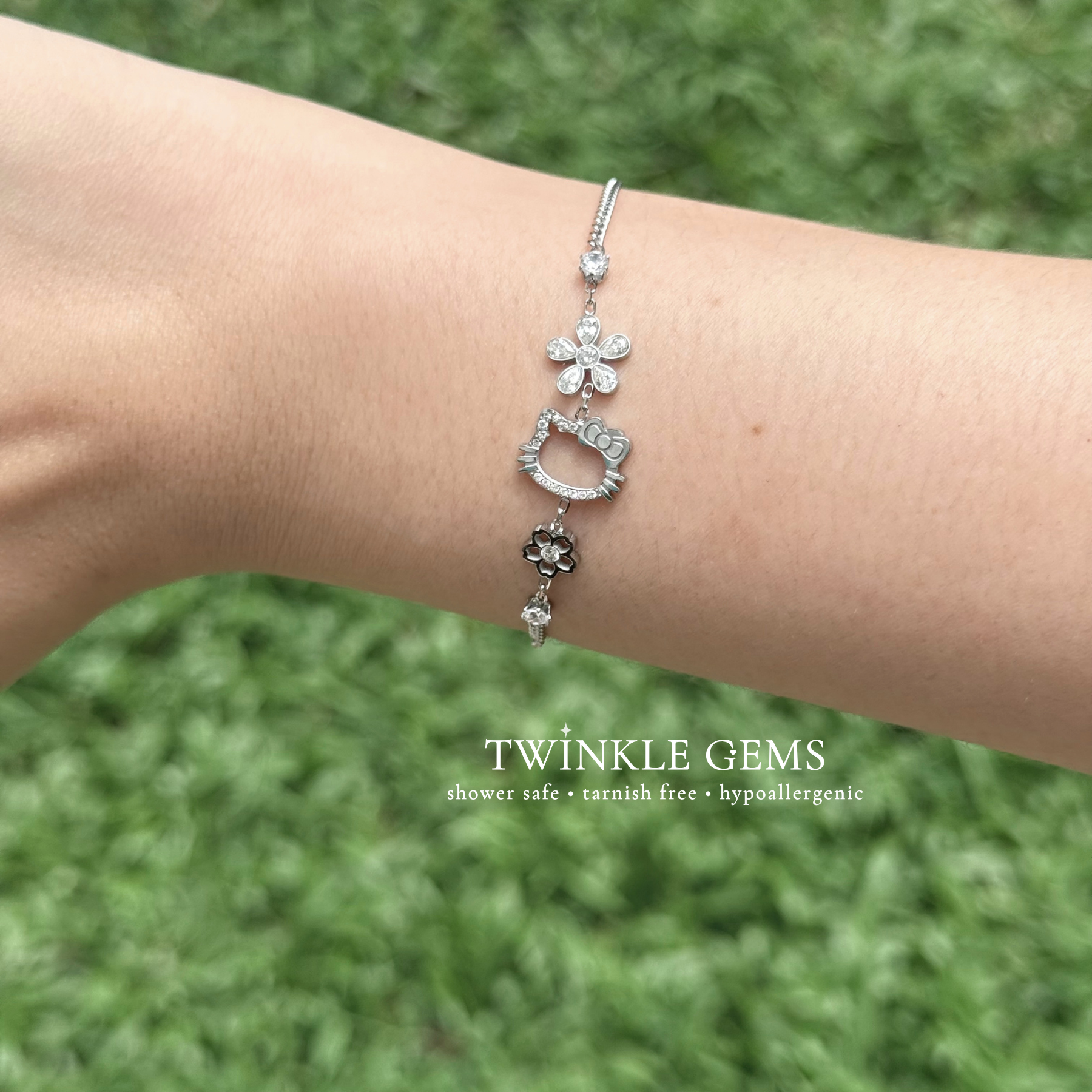 Sparkle Garden Hello Kitty Bracelet