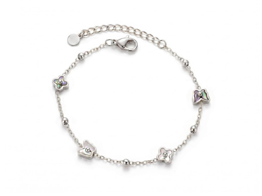 Nami Bracelet (White Conch & Abalone Shell)