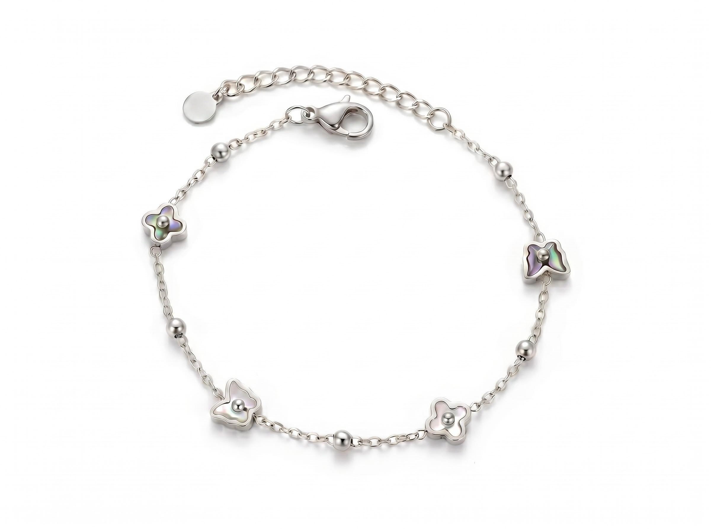 Nami Bracelet (White Conch & Abalone Shell)