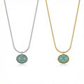Minty Pebble Amazonite Necklace