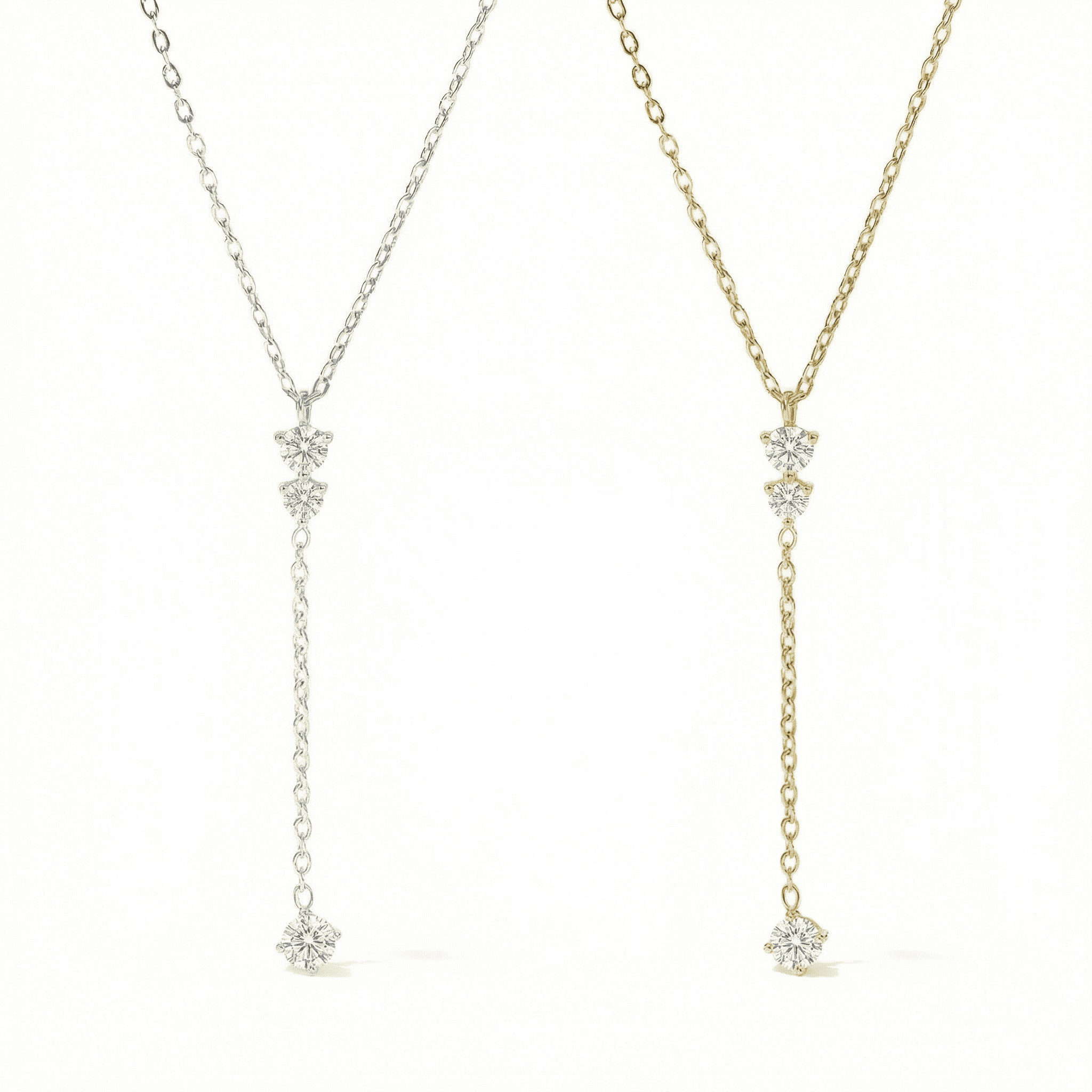 Moonthread Y Chain Necklace