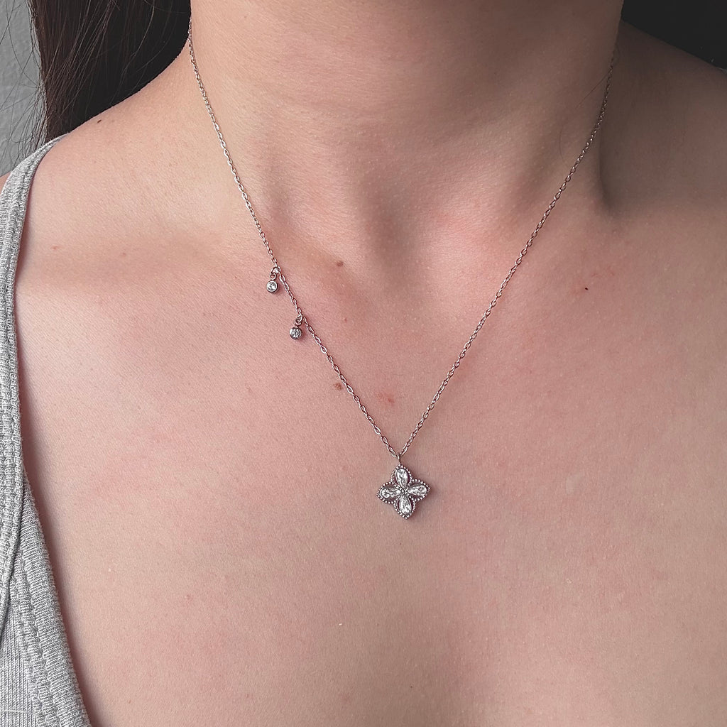 Viora CL with Cubic Zirconia Necklace