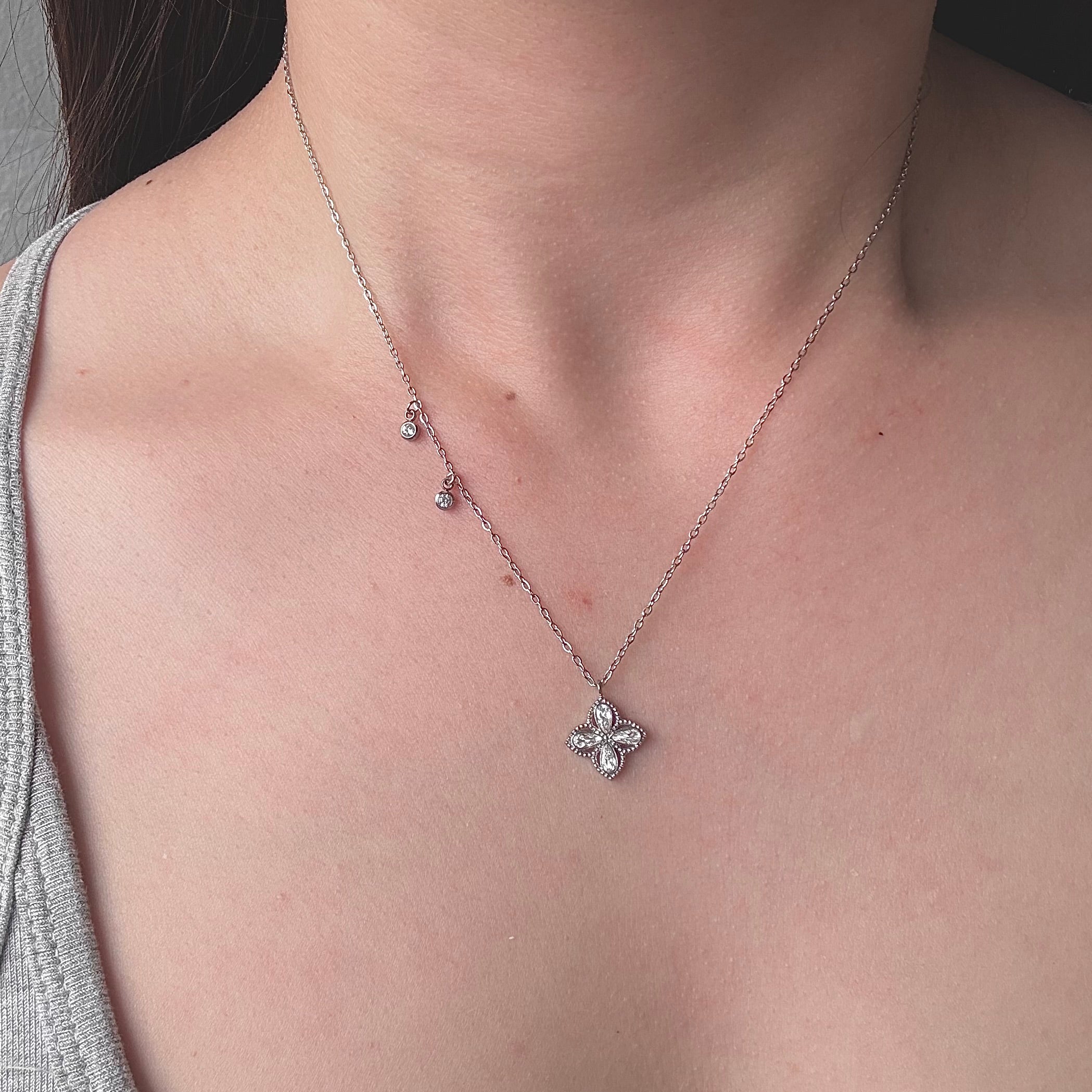 Viora CL with Cubic Zirconia Necklace