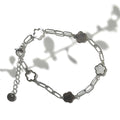 Bloom Mother of Pearl Paperclip Bracelet
