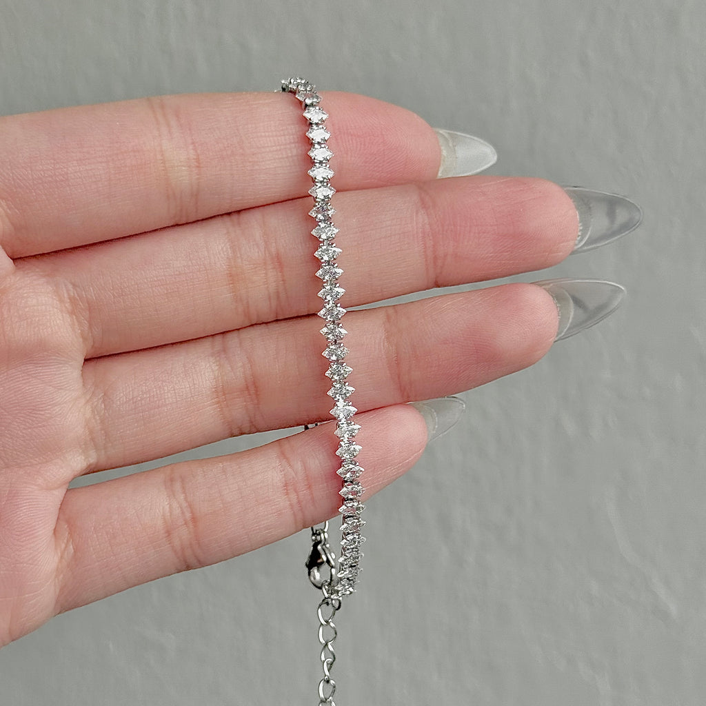 3-4mm Marquise Tennis Bracelet