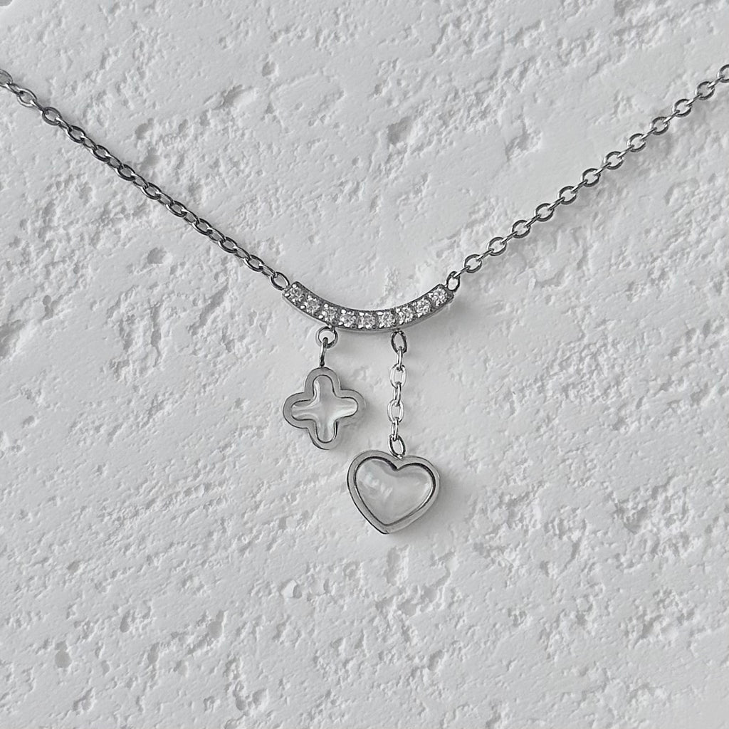 Sparkle Bar Trinity Necklace