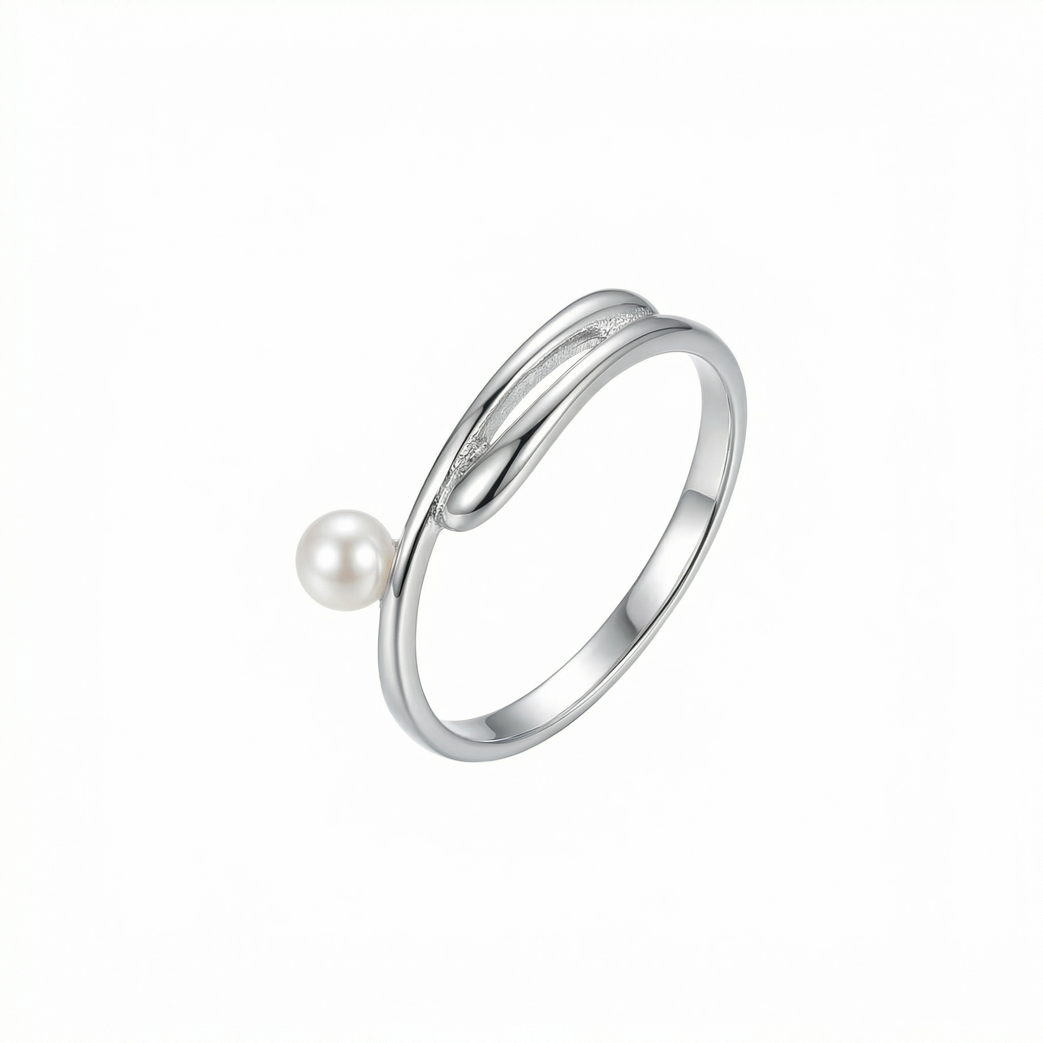 Pearl Arc Fresh Water Pearl Ring