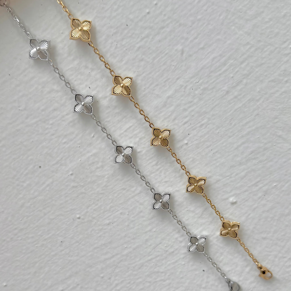Lumiere Clover Laser Cut Bracelet