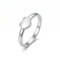Love Glow White Conch Ring